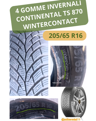 GOMME INVERNALI CONTINENTAL WINTER CONTACT
