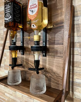 Dispenser alcolici in legno di ulivo