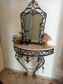 consolle in ferro battuto 