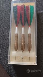 set 3 freccette vintage unicorn brass 29 g 