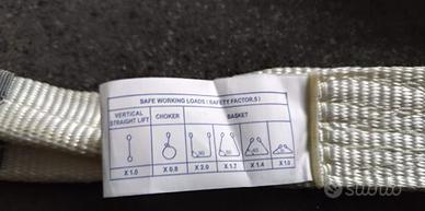 Braca piatta di sollevamento - 6 pezzi