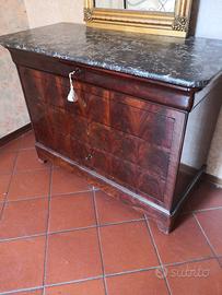 comò con specchio d'epoca