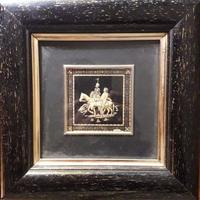 Quadro Don Chisciotte-Artesiana de Toledo-oro 24 k