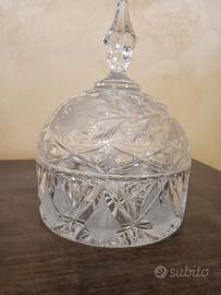 porta caramelle in cristallo 