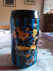 Salvadanaio neroazzurro 