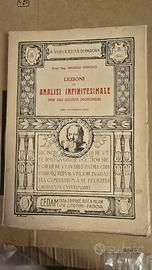 Manuale universitario di Analisi Infinitesimale de