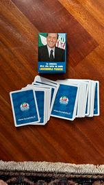 Carte da Gioco FORZA ITALIA Berlusconi Presidente