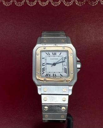 Cartier Santos Grand Taile Acciaio e Oro 1172961