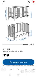Lettino Gulliver ikea
