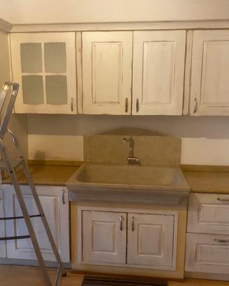 Cucina artigianale rustico/chic