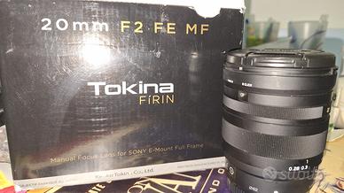 Tokina firin 20mm f 2.0 E mount