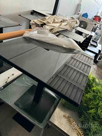 Tavoli in vetro per bar ristorante, come nuovi