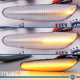 2 Frecce LED Dinamiche Lente Bianca per BMW Canbus