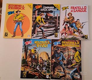 lotto 5 fumetti tex