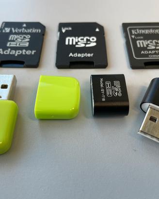 Adattatori per Micro SD N.5 pezzi