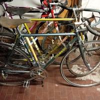bici colnago super 9fori legnano roma masi bianchi