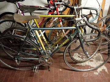 bici colnago super 9fori legnano roma masi bianchi