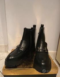 Stivaletti neri Tulipano n37