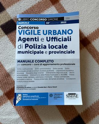 Manuale Concorso Vigile Urbano - Edizioni Simone