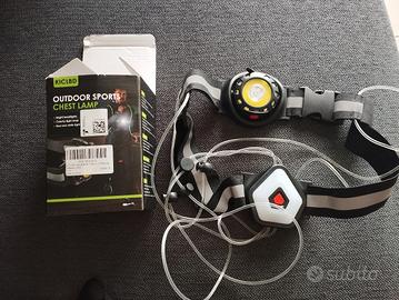 Luce da Running,LED Ricaricabile tramite usb