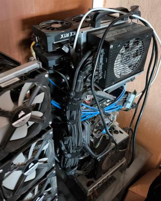 Stock 2 Rig Mining RTX 3060 Ti/GTX 1660 Ti(16 GPU)