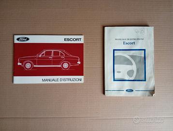 Ford Escort 2 libretti USO MANUTENZIONE