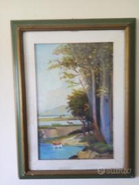 Quadro dipinto a mano, R.Bocchi 