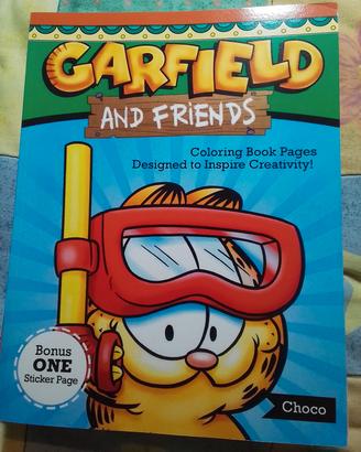 coloring book  Garflield 