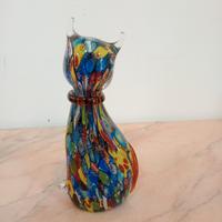 Gatto in vetro di murano 