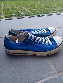 Converse blu elettrico outlet alte