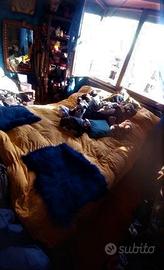 Piumone letto piuma d'oca matrimoniale doubleface