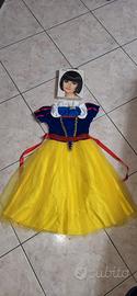 vestito Biancaneve cn Parrucca 