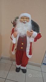 Babbo Natale decorativo 110cm-NUOVO con cartellino