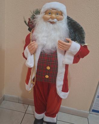 Babbo Natale decorativo 110cm-NUOVO con cartellino