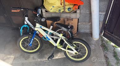 Bici bambino 14” 2-5 anni GIALLA