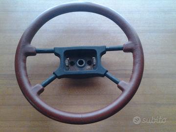 Volante in pelle marrone per Autobianchi Y10 Ego