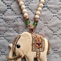 Collana / Elefante / Avorio