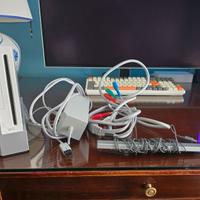 Nintendo Wii bianca con accessori originali