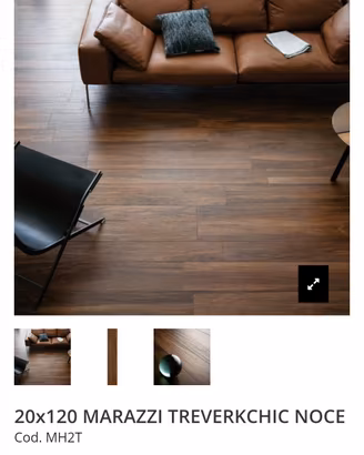 piastrelle Treverkchic  noce 120×20