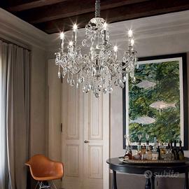 Lampadario in cristallo 
