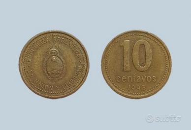 10 Centavos argentini 1993