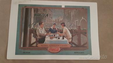 Locandina coca cola vintage