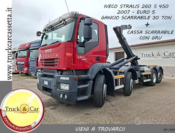 IVECO STRALIS 260S450-2007-4 ASSI SCARRABILE-CASSA