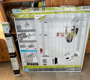 Cancello sicurezza bambini + prolunga (76-89 cm)