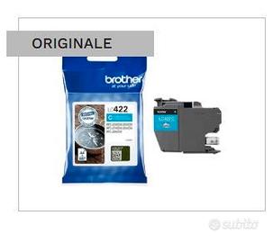 Cartuccia originale Brother LC422C Ciano SCADUTA