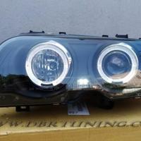 Coppia fari Angel Eyes Led BMW 3 E46 4porte 98-01 