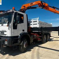 EUROTRAKKER 380E44 CURSOR RIBALTABILE E GRU HIAB