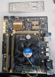 Scheda madre + CPU I3 + RAM con difetti
