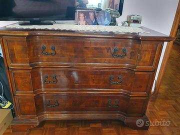 Comò scrittoio con comodini abbinati