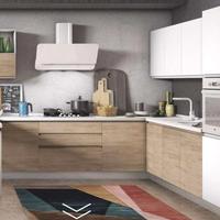 Cucina in promozione a roma rovere e bianca